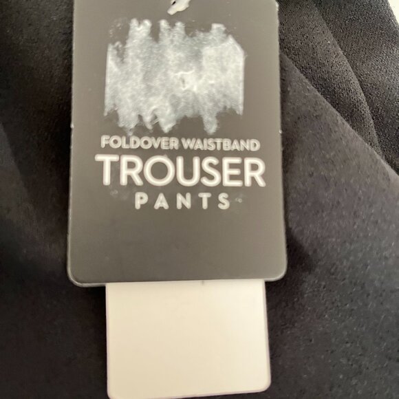 NO COMMENT WOMEN'S HIGH RISE BLACK TROUSER PANTS/Size XS/NWT - Picture 9 of 11